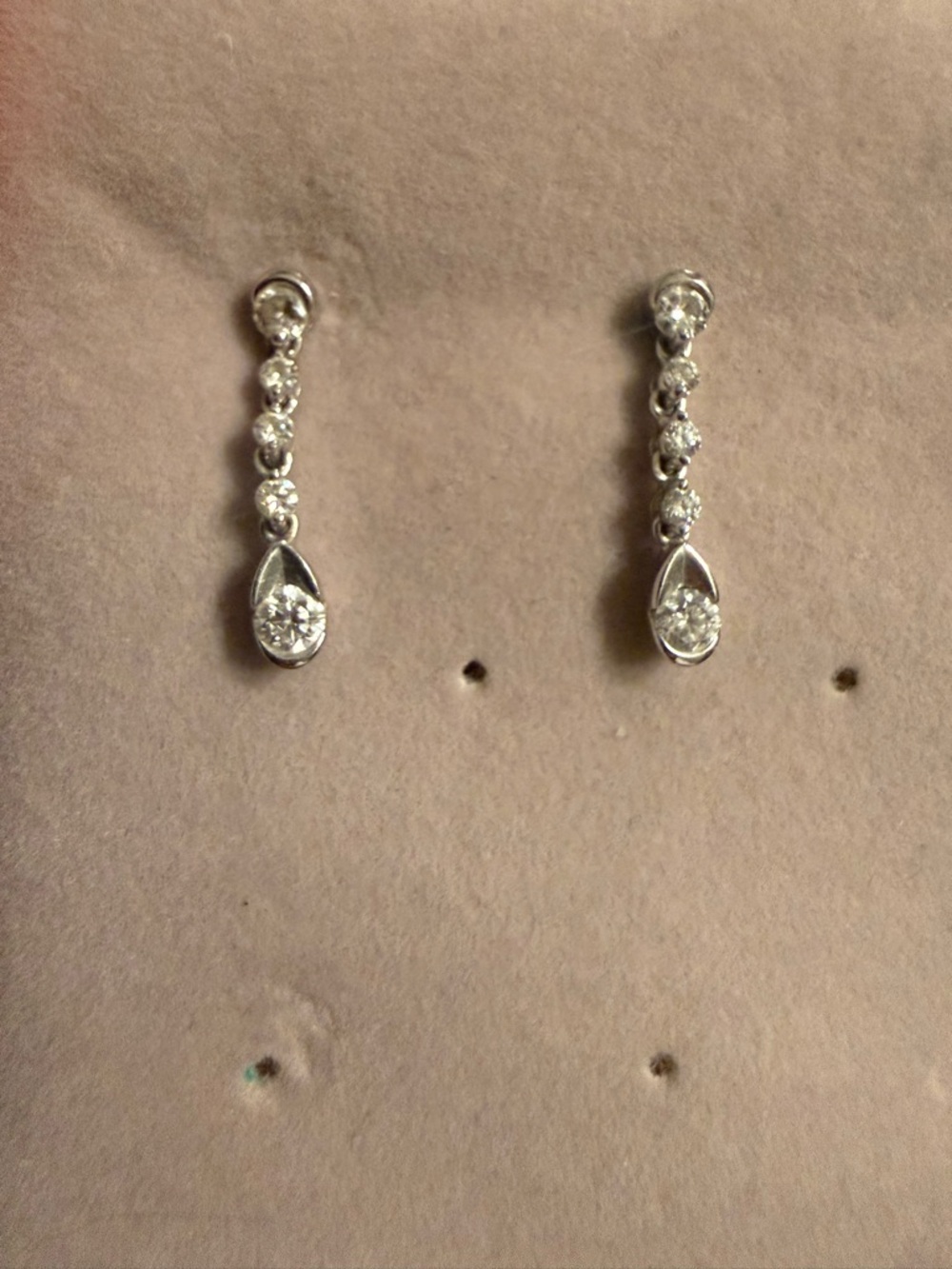 18K Gold Diamond Earrings
